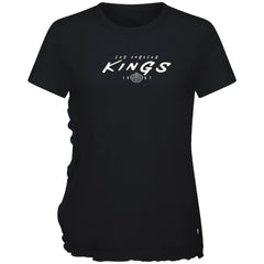 Los Angeles Kings Levelwear Women's Airflow Scratched T-Shirt - Black - NHL 203091813