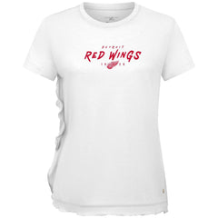 Detroit Red Wings Levelwear Women's Airflow Scratched T-Shirt - White - NHL 203091826