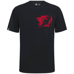 New Jersey Devils Levelwear Focal Blasted T-Shirt - Black - NHL 203091840