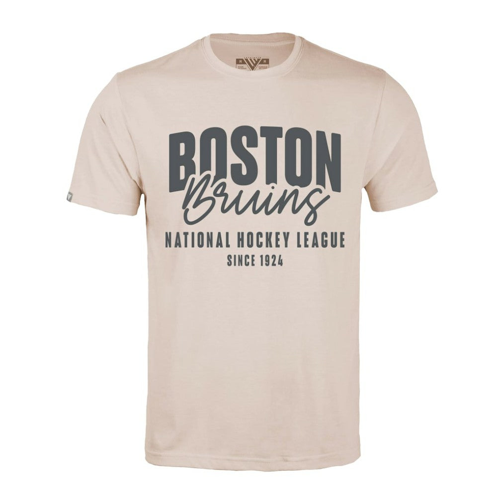 Boston Bruins Levelwear Richmond Response T-Shirt - Khaki - NHL 203091952