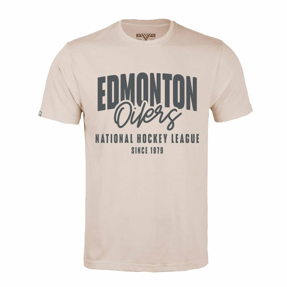 Edmonton Oilers Levelwear Richmond Response T-Shirt - Khaki - NHL 203091987