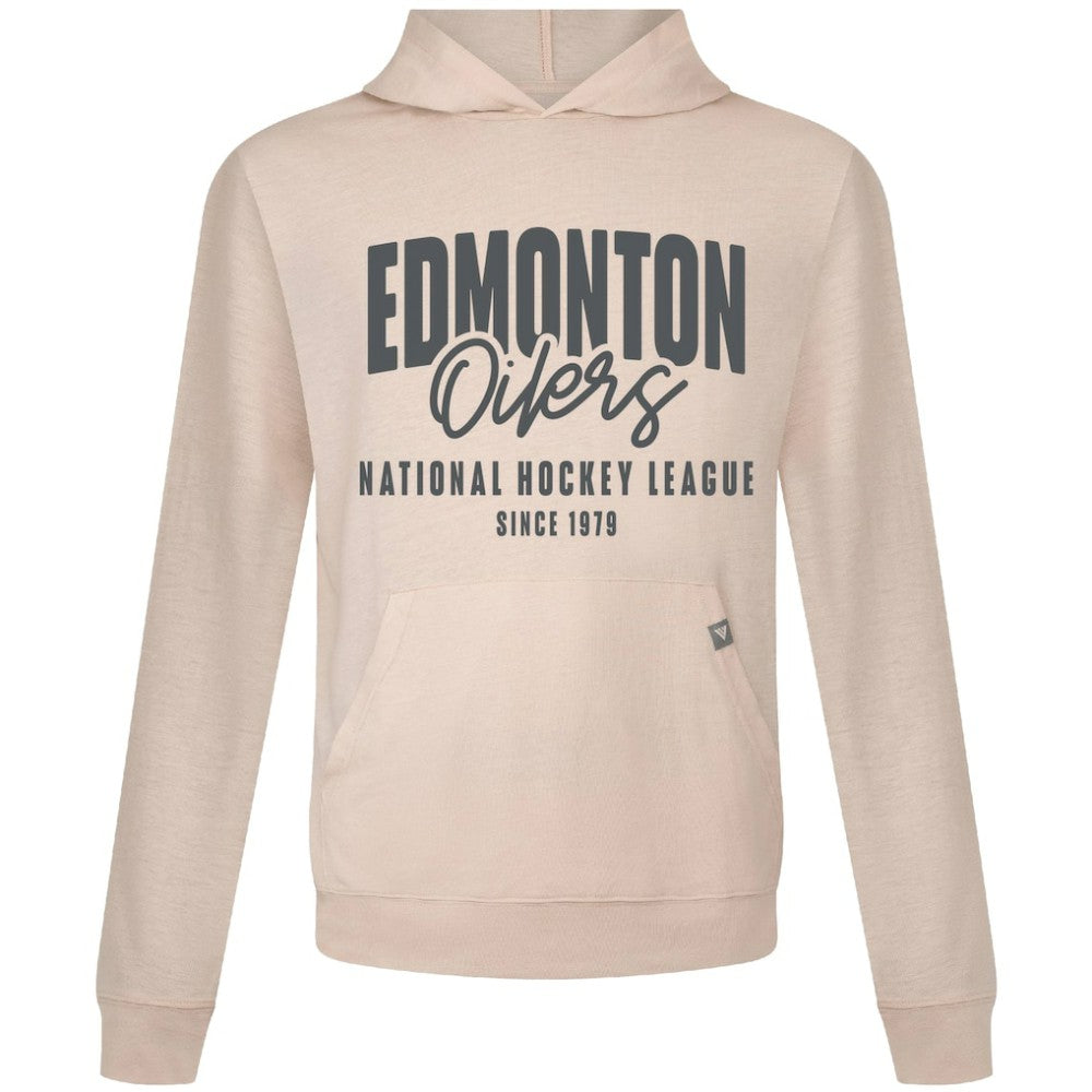 Edmonton Oilers Levelwear Relay Response Pullover Hoodie - Khaki - NHL 203092057