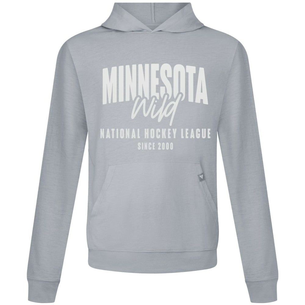 Minnesota Wild Levelwear Relay Response Pullover Hoodie - Gray - NHL 203092100