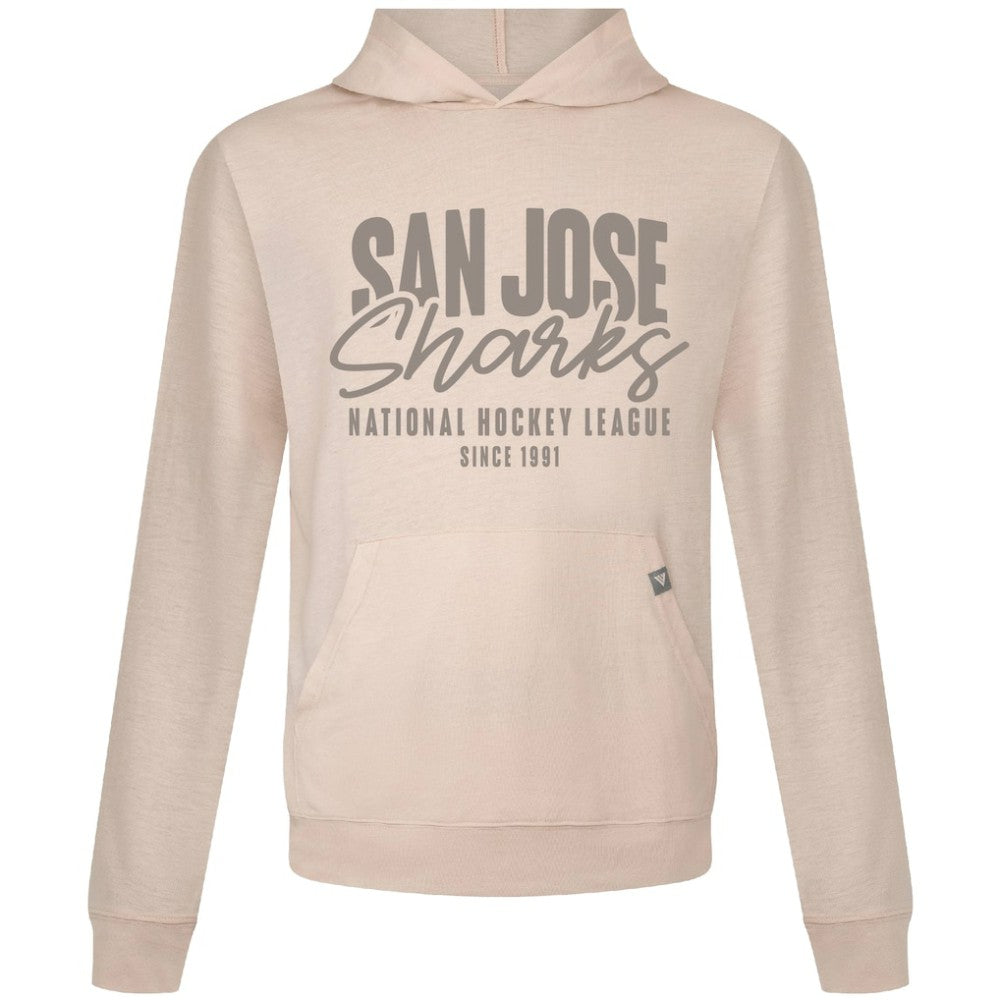 San Jose Sharks Levelwear Relay Response Pullover Hoodie - Khaki - NHL 203092122