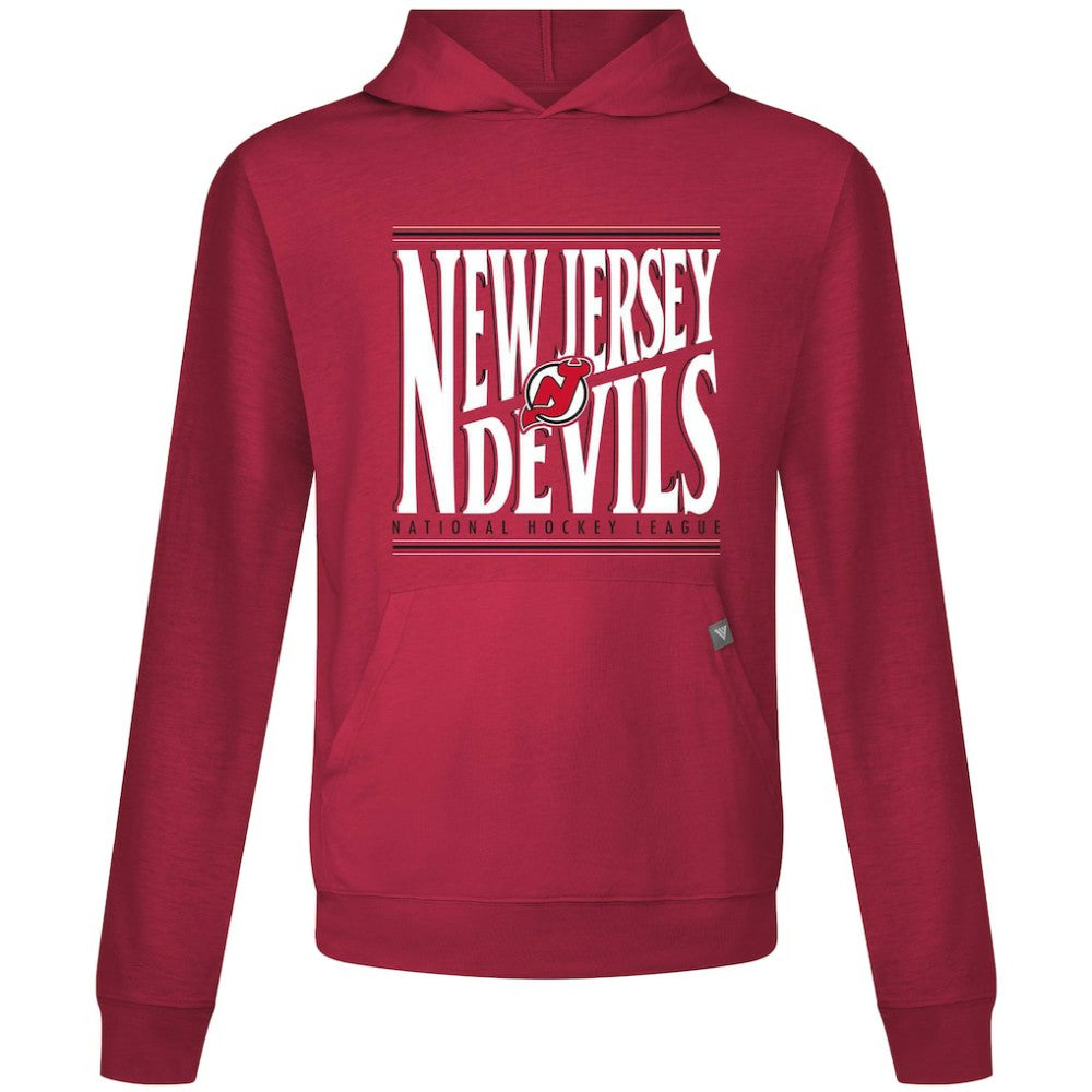 New Jersey Devils Levelwear Relay Powerhouse Pullover Hoodie - Red - NHL 203092139