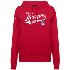 New York Rangers Levelwear Women's Adorn Glide Pullover Hoodie - Red - NHL 203092259