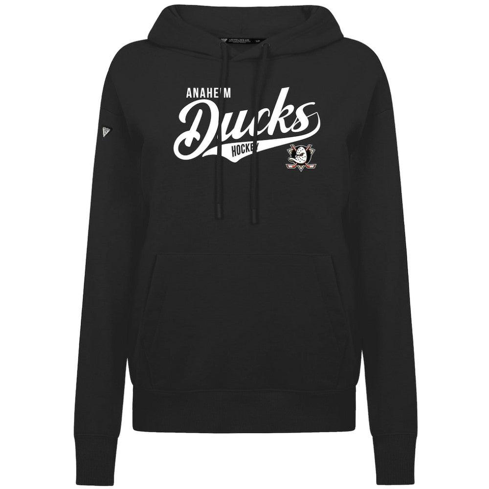 Anaheim Ducks Levelwear Women's Adorn Glide Pullover Hoodie - Black - NHL 203092265