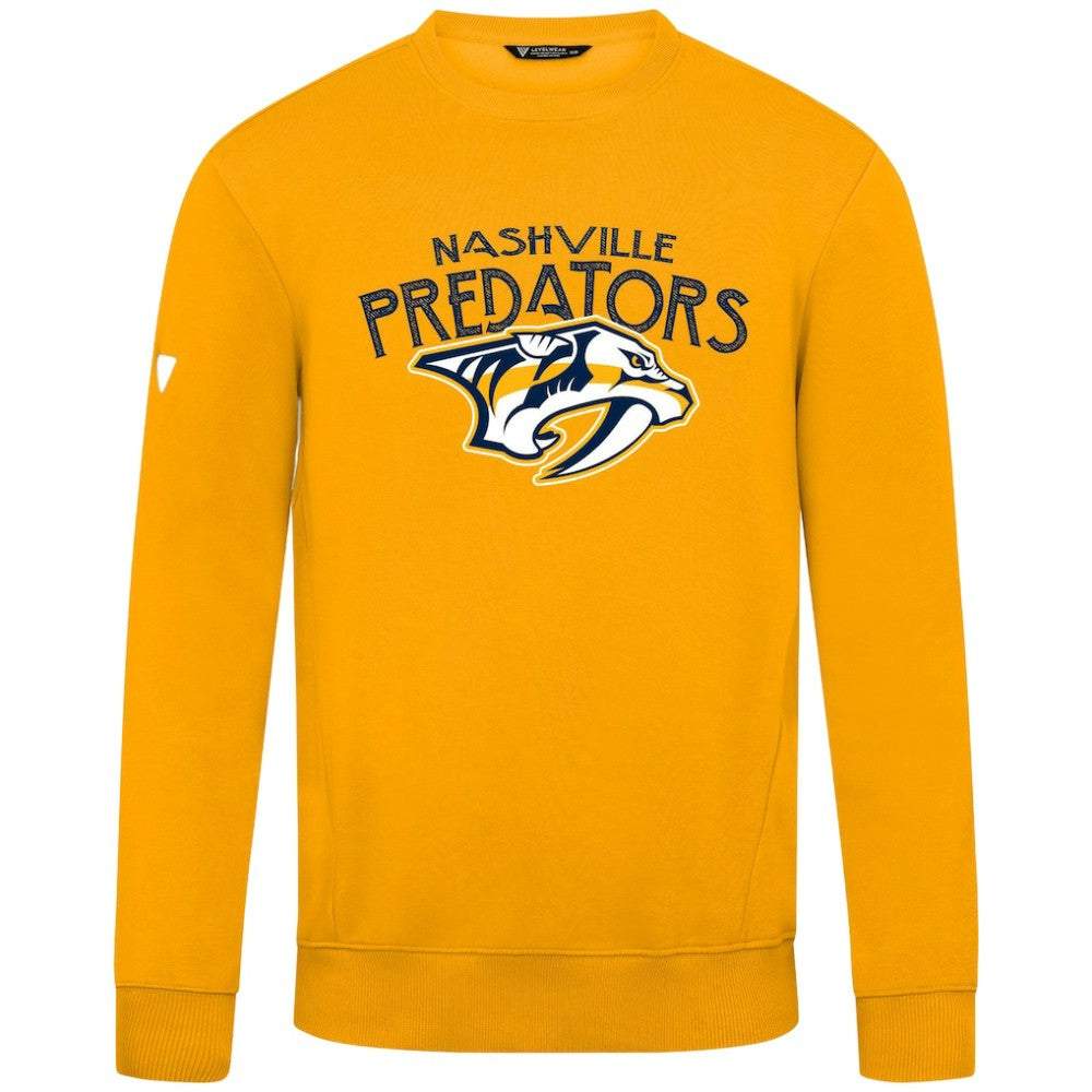 Nashville Predators Levelwear Zane Mission Sweatshirt - Gold - NHL 203092293