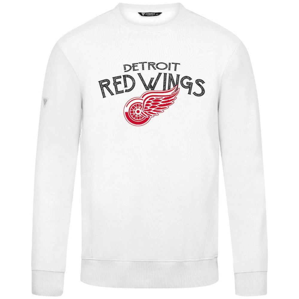 Detroit Red Wings Levelwear Zane Mission Sweatshirt - White - NHL 203092356