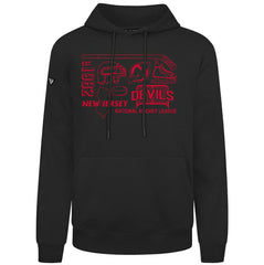 New Jersey Devils Levelwear Podium Campaign Pullover Hoodie - Black - NHL 203092399