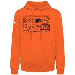 Philadelphia Flyers Levelwear Podium Campaign Pullover Hoodie - Orange - NHL 203092401