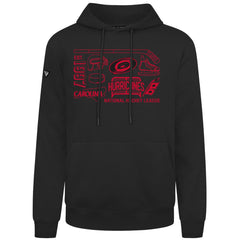 Carolina Hurricanes Levelwear Podium Campaign Pullover Hoodie - Black - NHL 203092414