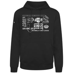 Los Angeles Kings Levelwear Podium Campaign Pullover Hoodie - Black - NHL 203092416