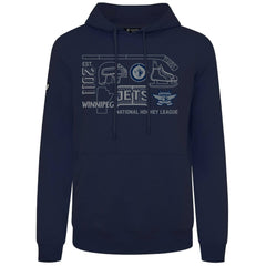 Winnipeg Jets Levelwear Podium Campaign Pullover Hoodie - Navy - NHL 203092419