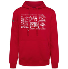 Florida Panthers Levelwear Podium Campaign Pullover Hoodie - Red - NHL 203092425