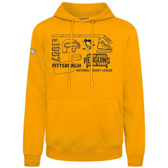 Pittsburgh Penguins Levelwear Podium Campaign Pullover Hoodie - Gold - NHL 203092445