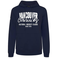 Vancouver Canucks Levelwear Podium Response Pullover Hoodie - Navy - NHL 203092456