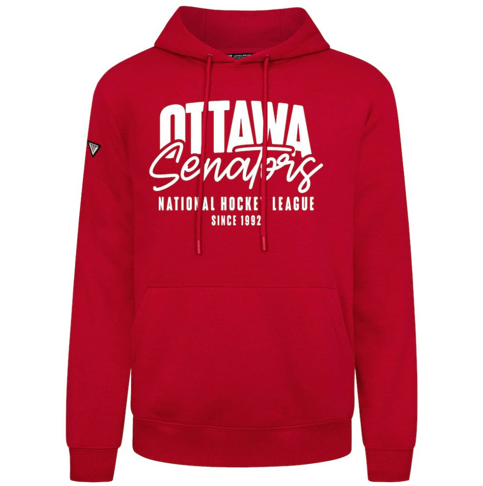 Ottawa Senators Levelwear Podium Response Pullover Hoodie - Red - NHL 203092458