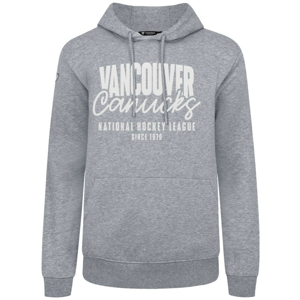 Vancouver Canucks Levelwear Podium Response Pullover Hoodie - Gray - NHL 203092462