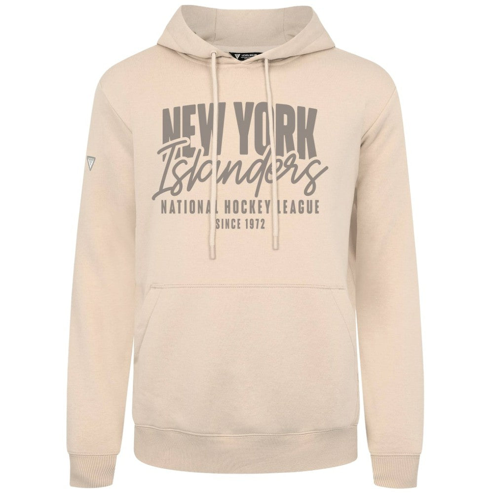 New York Islanders Levelwear Podium Response Pullover Hoodie - Khaki - NHL 203092485