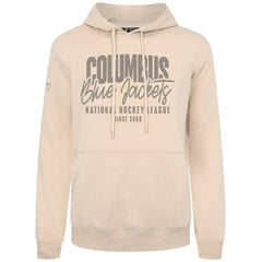 Columbus Blue Jackets Levelwear Podium Response Pullover Hoodie - Khaki - NHL 203092494