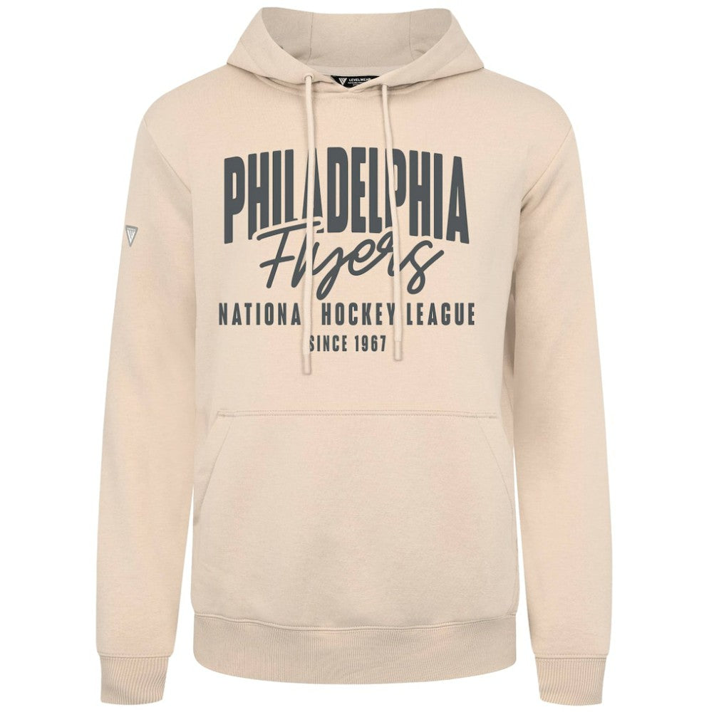 Philadelphia Flyers Levelwear Podium Response Pullover Hoodie - Khaki - NHL 203092497