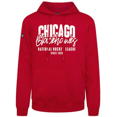 Chicago Blackhawks Levelwear Podium Response Pullover Hoodie - Red - NHL 203092499