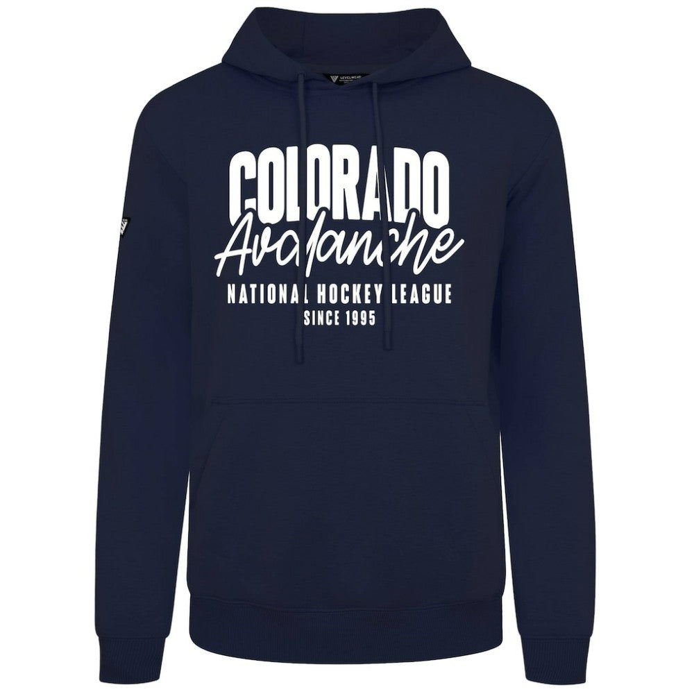 Colorado Avalanche Levelwear Podium Response Pullover Hoodie - Navy - NHL 203092513