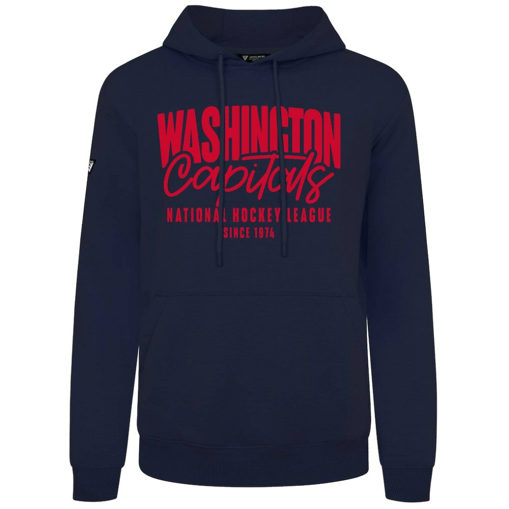 Washington Capitals Levelwear Podium Response Pullover Hoodie - Navy - NHL 203092524