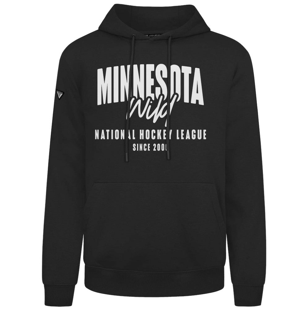 Minnesota Wild Levelwear Podium Response Pullover Hoodie - Black - NHL 203092528