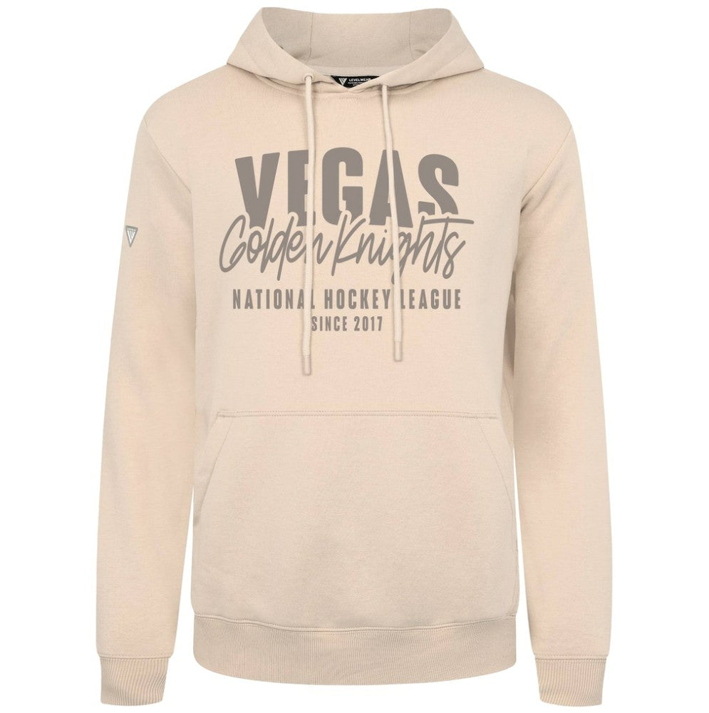 Vegas Golden Knights Levelwear Podium Response Pullover Hoodie - Khaki - NHL 203092543