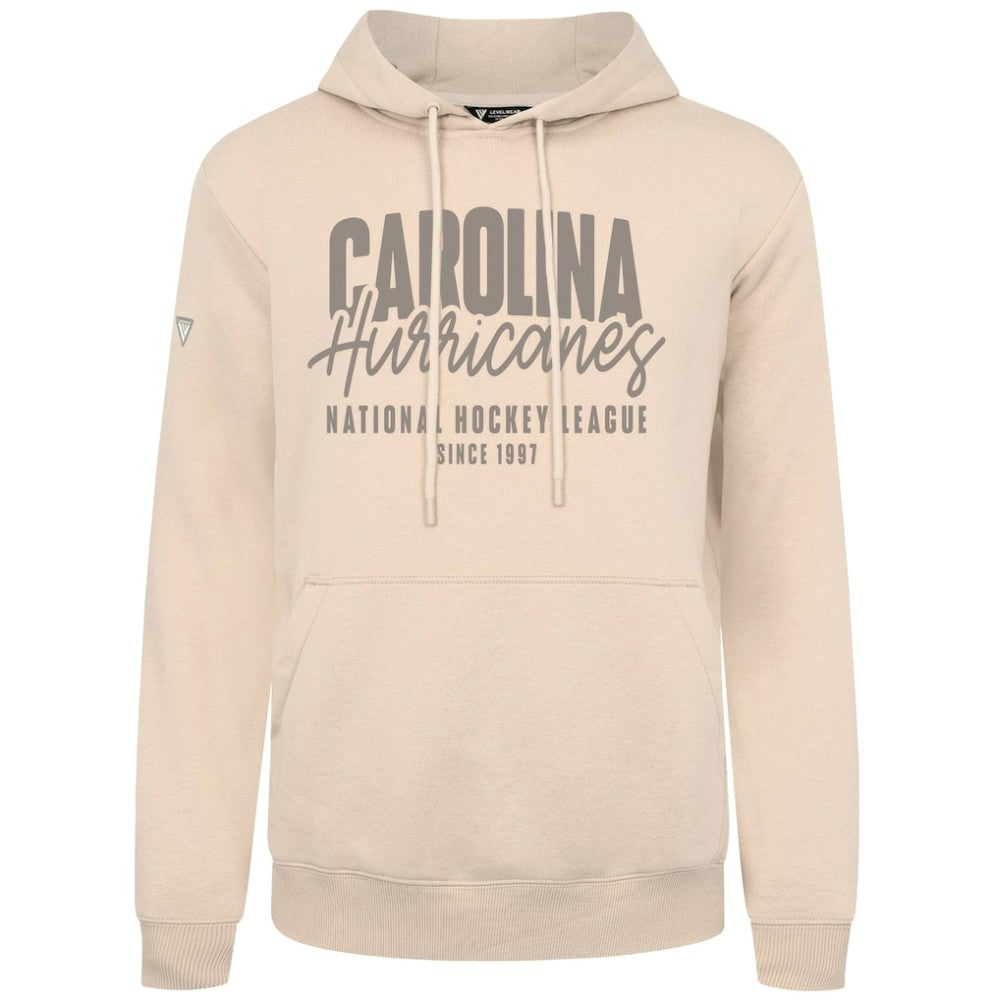 Carolina Hurricanes Levelwear Podium Response Pullover Hoodie - Khaki - NHL 203092547