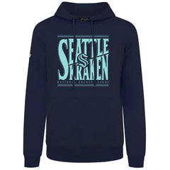 Seattle Kraken Levelwear Podium Powerhouse Pullover Hoodie - Deep Sea Blue - NHL 203092548