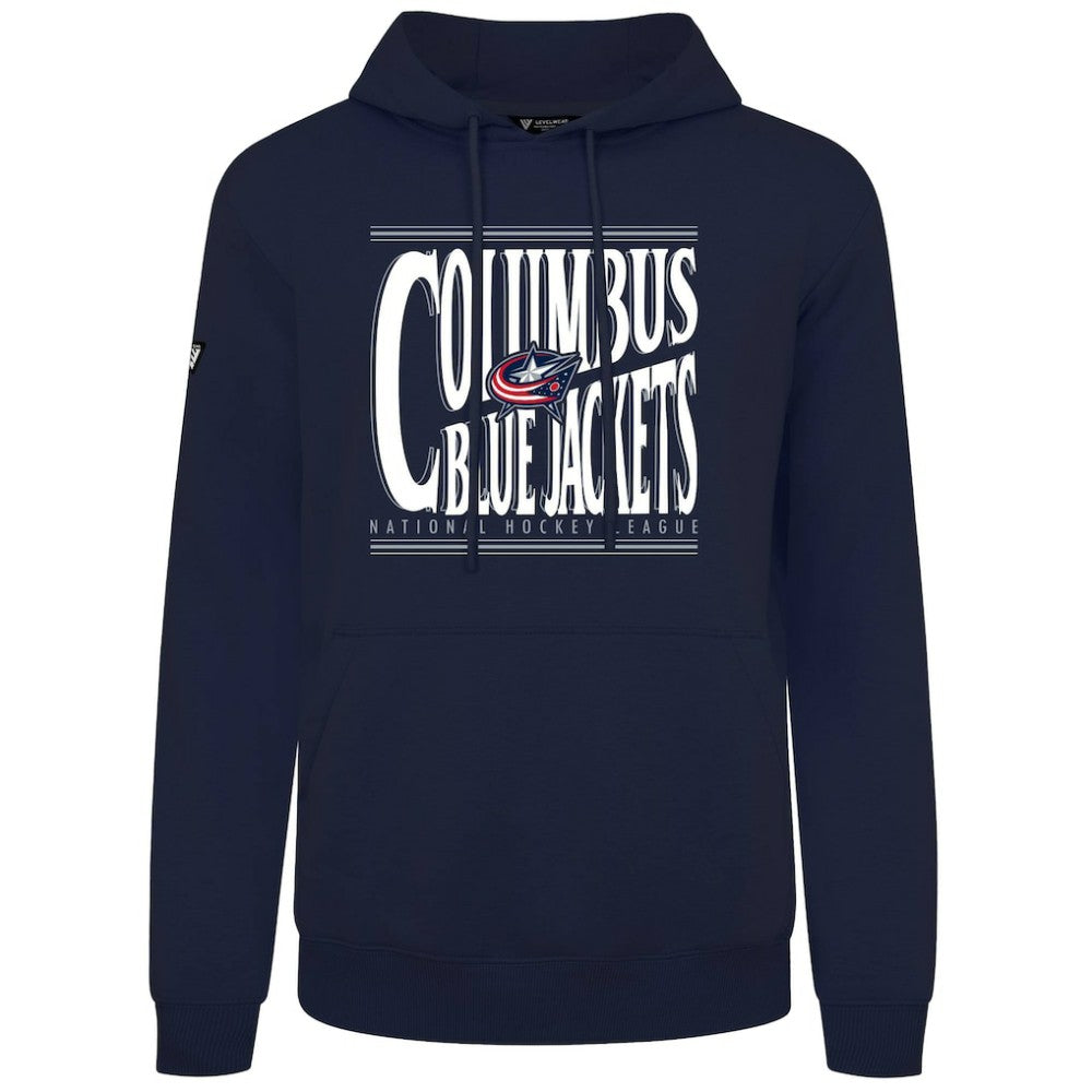 Columbus Blue Jackets Levelwear Podium Powerhouse Pullover Hoodie - Navy - NHL 203092554
