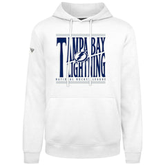 Tampa Bay Lightning Levelwear Podium Powerhouse Pullover Hoodie - White - NHL 203092568