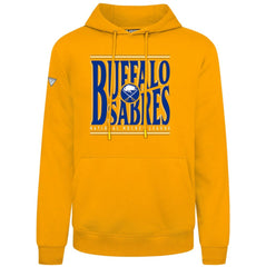 Buffalo Sabres Levelwear Podium Powerhouse Pullover Hoodie - Gold - NHL 203092578