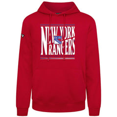 New York Rangers Levelwear Podium Powerhouse Pullover Hoodie - Red - NHL 203092581