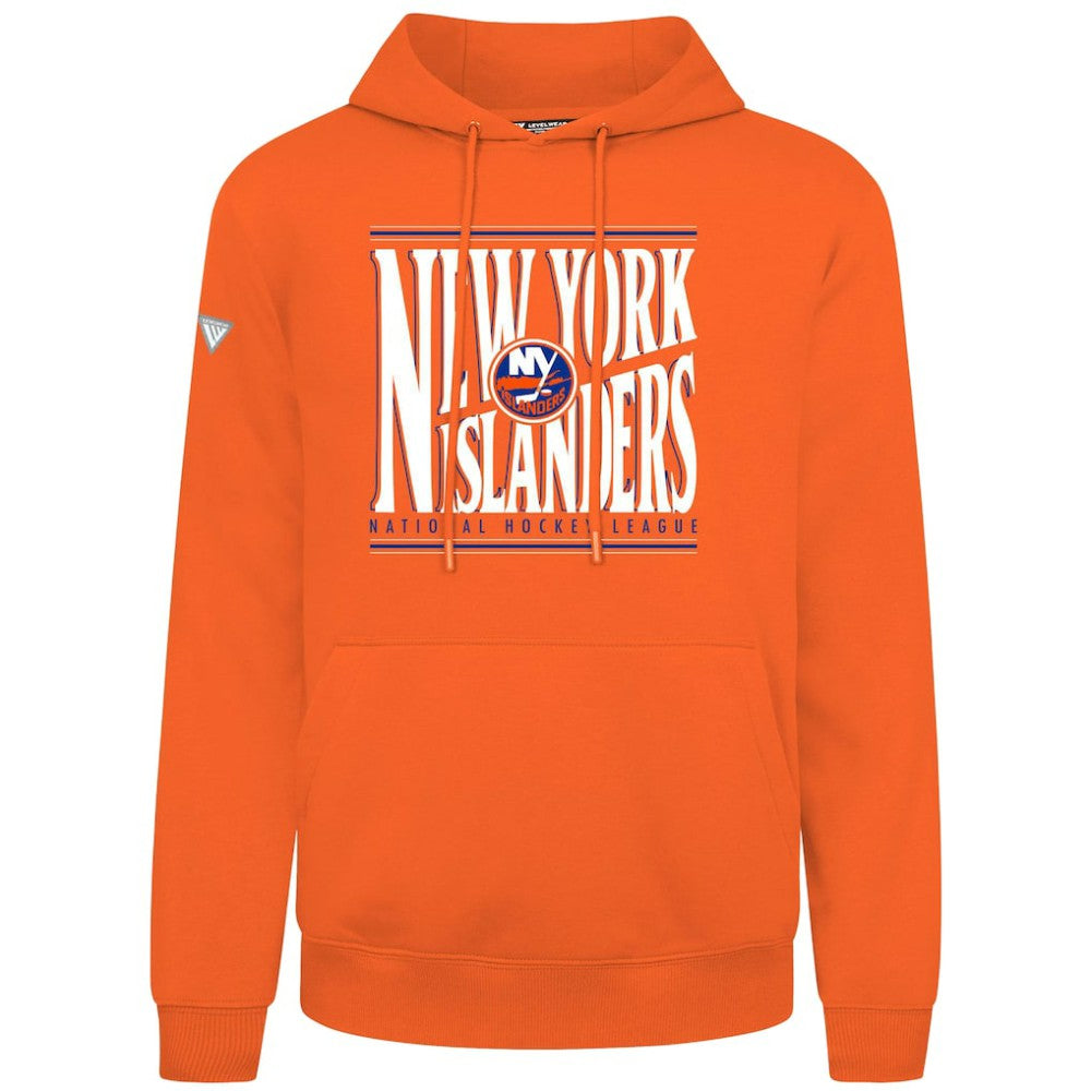New York Islanders Levelwear Podium Powerhouse Pullover Hoodie - Orange - NHL 203092583