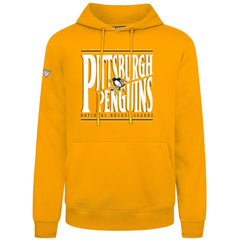 Pittsburgh Penguins Levelwear Podium Powerhouse Pullover Hoodie - Gold - NHL 203092588