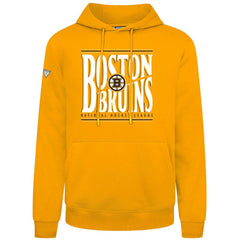 Boston Bruins Levelwear Podium Powerhouse Pullover Hoodie - Gold - NHL 203092590