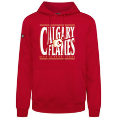 Calgary Flames Levelwear Podium Powerhouse Pullover Hoodie - Red - NHL 203092596