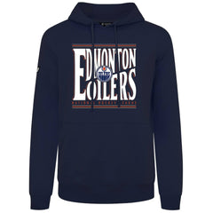 Edmonton Oilers Levelwear Podium Powerhouse Pullover Hoodie - Navy - NHL 203092600
