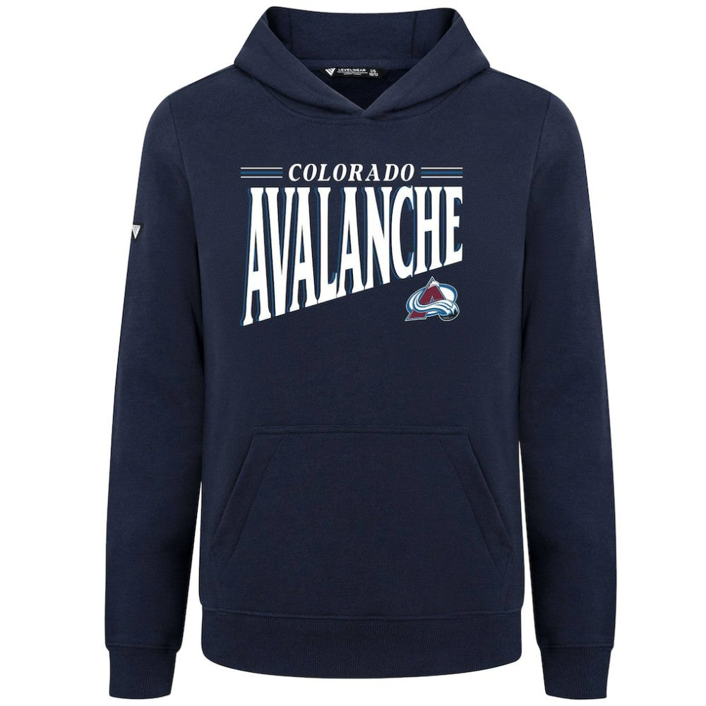 Colorado Avalanche Levelwear Youth Jr Podium Tally Pullover Hoodie - Navy - NHL 203092607