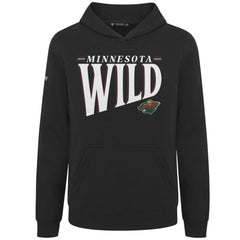 Minnesota Wild Levelwear Youth Jr Podium Tally Pullover Hoodie - Black - NHL 203092608