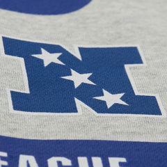 Mitchell & Ness New York Giants All Over Print Vintage Fleece Crewneck Sweatshirt Heather Gray