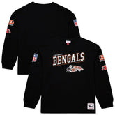 Mitchell & Ness Cincinnati Bengals Training Camp Vintage Logos Long Sleeve T-Shirt Black
