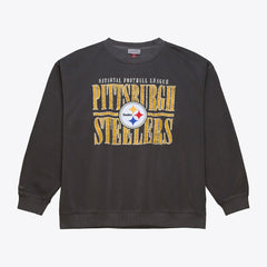 Mitchell & Ness Pittsburgh Steelers Downtown Collection Fleece Sweatshirt Black