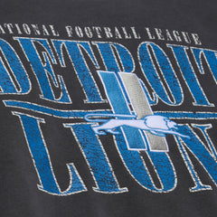 Mitchell & Ness Detroit Lions Downtown Crew Vintage Logo Sweatshirt Black