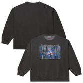 Mitchell & Ness New England Patriots Downtown Crew Vintage Logo Sweatshirt Black