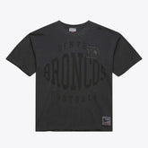 Mitchell & Ness Denver Broncos Downtown Collection Premium Vintage Logo T-Shirt Black